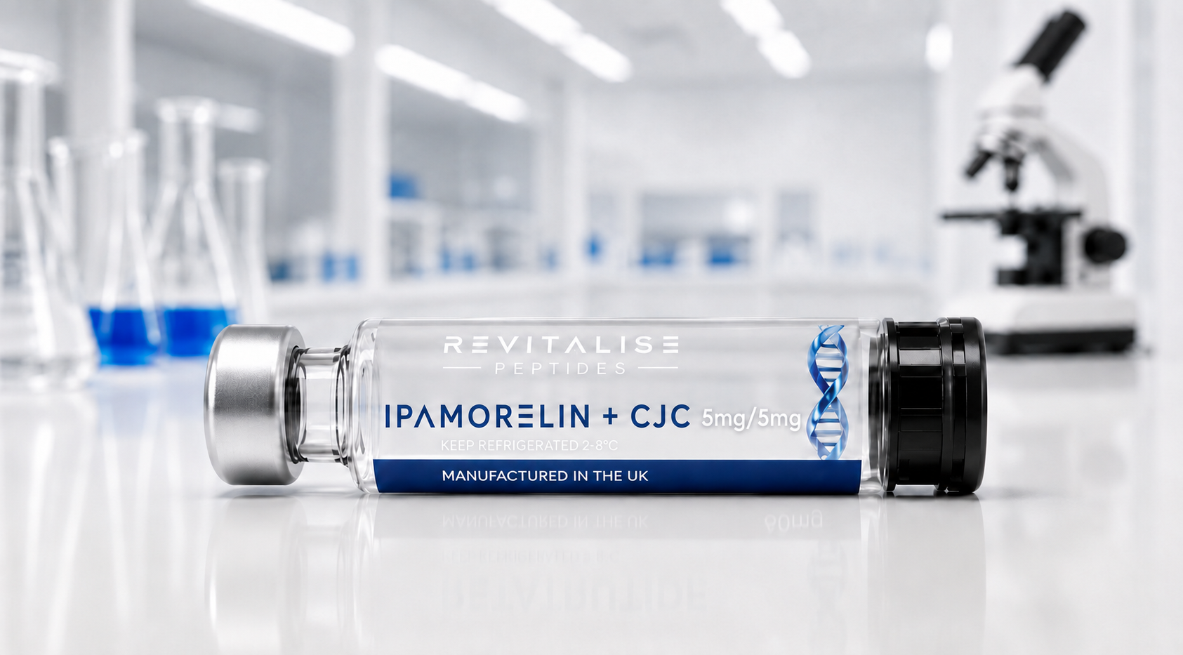 Ipamorelin + CJC 5 mg/5 mg Patrone