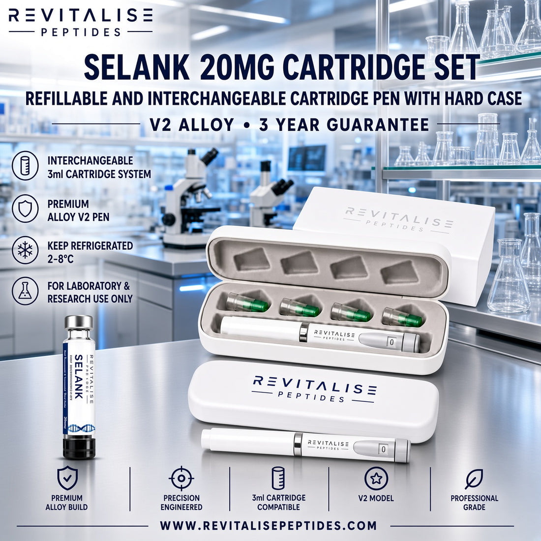 Selank 20mg V2 Pen Set