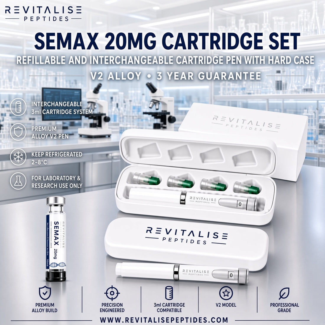 Semax 20 mg V2 Pen-Set
