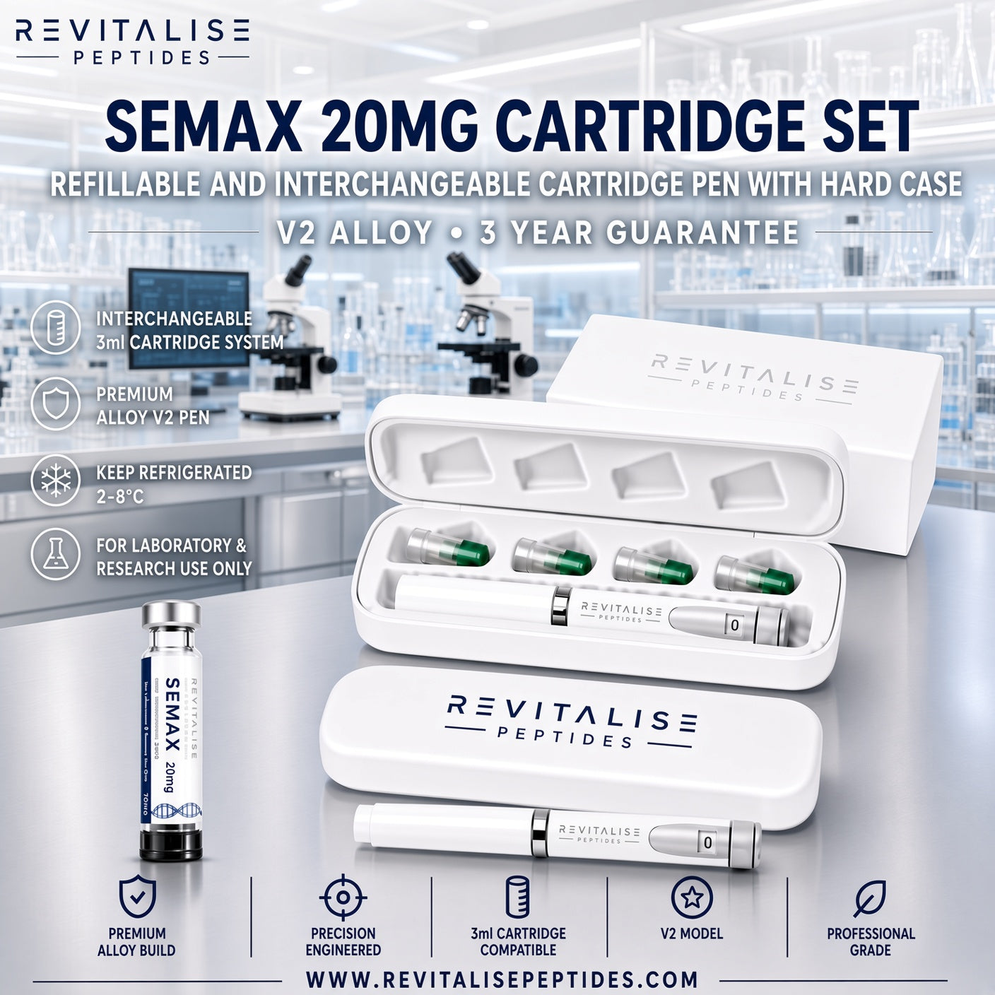 Semax 20 mg V2 Pen-Set