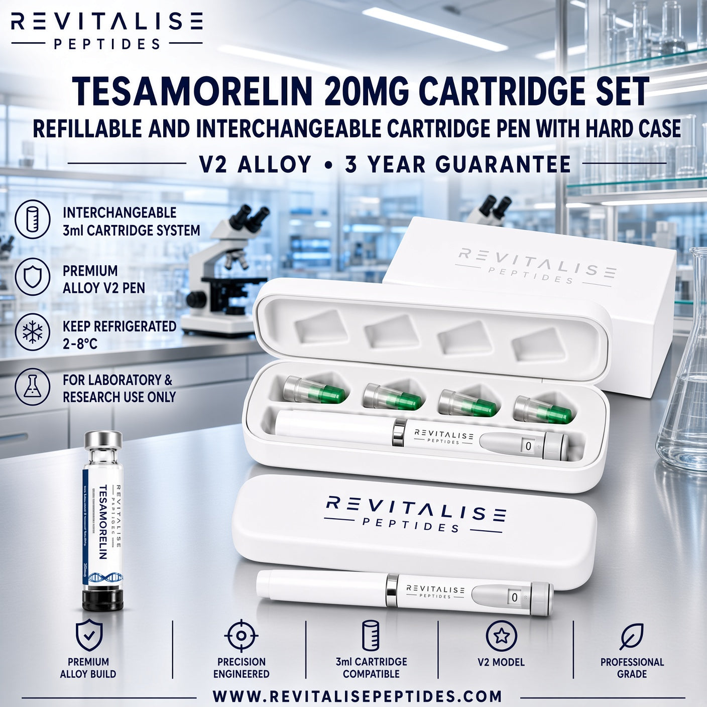 Tesamorelin 20mg V2 Pen Set